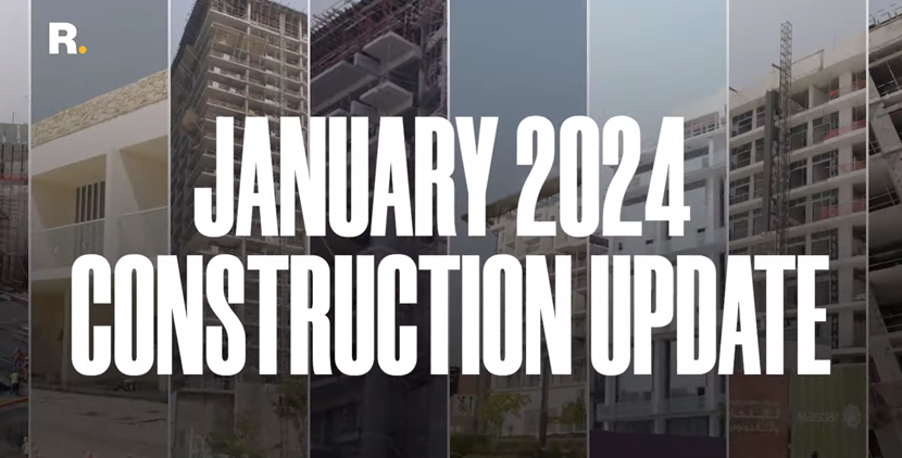Reportage Construction Progress Update - January 2024